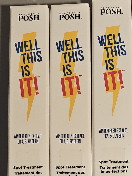 Perfectly Posh Other - Perfectly Posh Well This Is It! Spot Treatment — White. 3 Pieces!